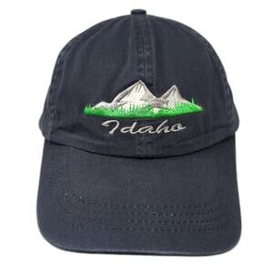 Idaho Slideback Baseball Cap Blue One Size Adjustable Embroidered YoungAn